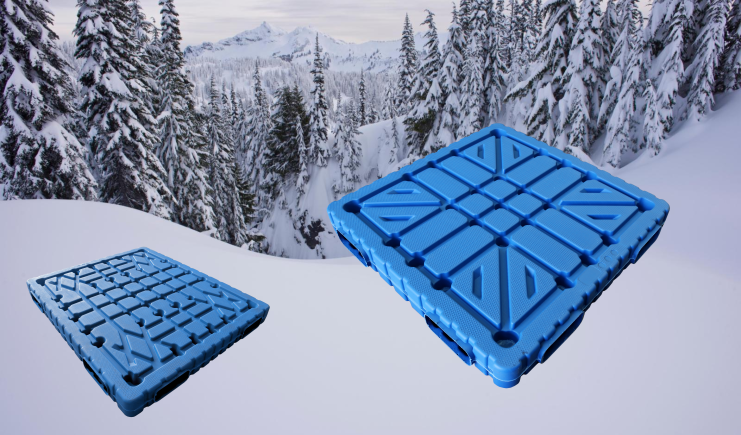 寒冷地區(qū)冬季使用中空吹塑托盤，它能受得住嗎？