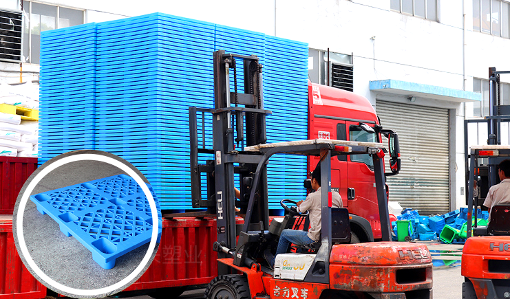 不同使用場(chǎng)景，九腳塑料托盤尺寸的選擇要點(diǎn)