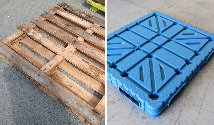 吹塑托盤與木托盤的不同，這些優(yōu)勢你知道嗎？