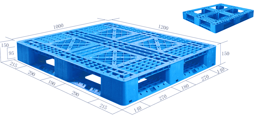 JSL-1210田字網(wǎng)格托盤(pán)（可堆碼）