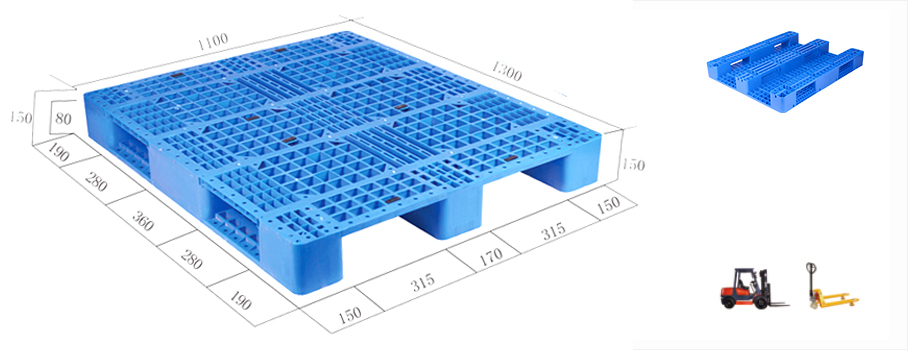 JSL-1311川字網(wǎng)格塑料托盤